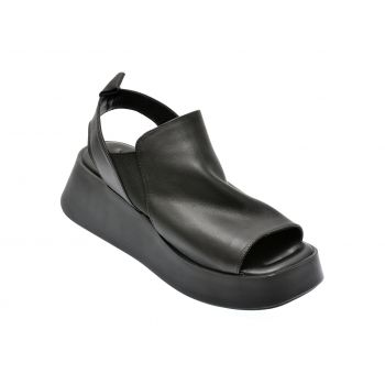 Sandale casual GRYXX negre, 882435, din piele naturala de firma originala