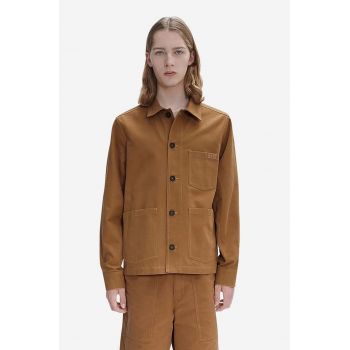 A.P.C. geacă bărbați, culoarea maro, de tranziție COGBJ.H02800-CARAMEL de firma originala