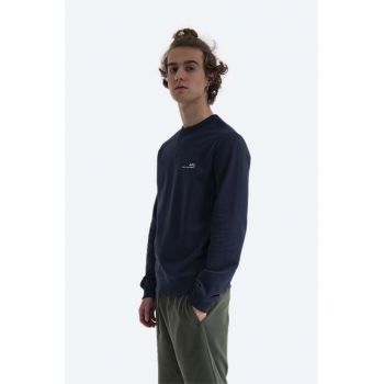 A.P.C. hanorac de bumbac Sweat Item bărbați, culoarea bleumarin, uni COEAS.H27608-DARKNAVY