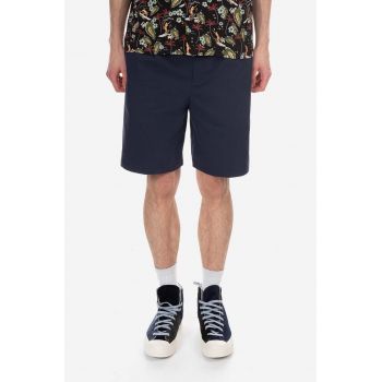 A.P.C. pantaloni scurți din bumbac culoarea bleumarin COGBM.H10129-MARINE de firma originali