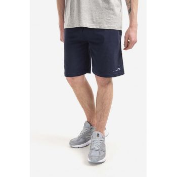 A.P.C. pantaloni scurți din bumbac Item Short culoarea bleumarin COEAS.H10148-DARKNAVY de firma originali