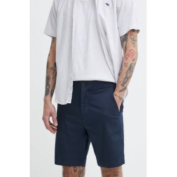 Abercrombie & Fitch pantaloni scurti barbati, culoarea albastru marin ieftini