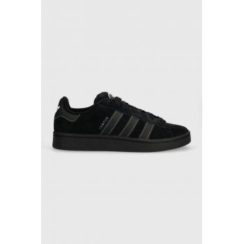 adidas Originals sneakers din piele întoarsă Campus 00s culoarea negru, IF8768