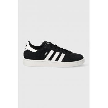 adidas Originals sneakers din piele întoarsă Campus 2 culoarea negru, ID9844