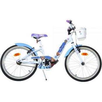Bicicleta copii 20inch, pentru copii 7-11 ani, snow queen 204R-SQ Dino Bikes la reducere