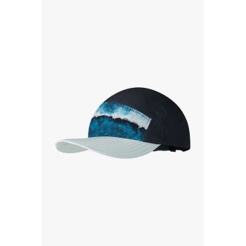 Buff șapcă culoarea bleumarin, cu model, 133550 de firma originala
