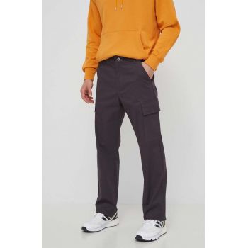 Champion pantaloni barbati, culoarea gri, cu fason cargo, E20008 ieftini
