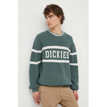 Dickies pulover de bumbac MELVERN culoarea verde, DK0A4YMC