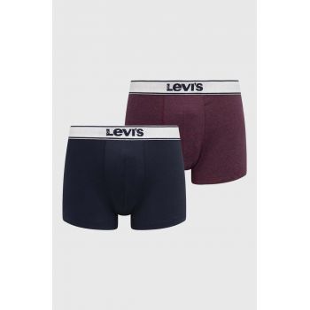 Levi's boxeri 2-pack barbati, culoarea violet