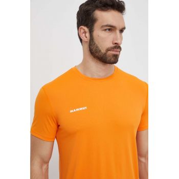 Mammut tricou sport culoarea portocaliu, neted de firma original