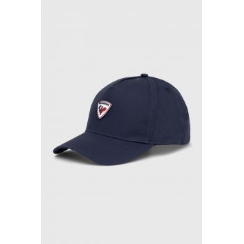 Rossignol șapcă de baseball din bumbac culoarea albastru marin, cu imprimeu, RLMMH23 de firma originala