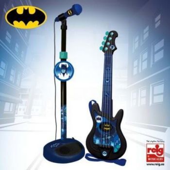 Set chitara si microfon Batman ieftin