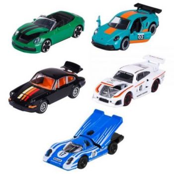 Set Majorette Porsche Motorsport cu 5 masinute ieftina