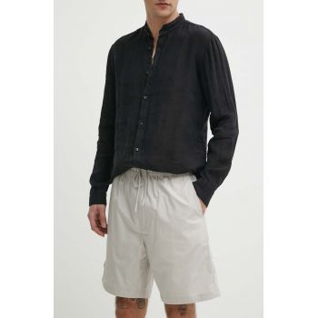HUGO pantaloni scurți din bumbac culoarea gri, 50510596 de firma originali