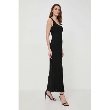 MICHAEL Michael Kors rochie culoarea negru, maxi, evazati