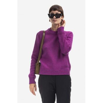 A.P.C. pulover de lână Margery femei, culoarea roz, călduros WVAXY.F23154-FUCHSIA