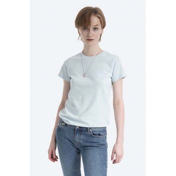 A.P.C. tricou din bumbac Denise culoarea verde COEAV.F26842-WHITE