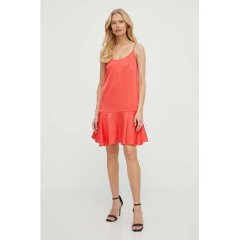 MICHAEL Michael Kors rochie culoarea rosu, mini, evazati de firma originala