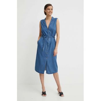 Pepe Jeans rochie MAGGIE midi, drept, PL953512 ieftina