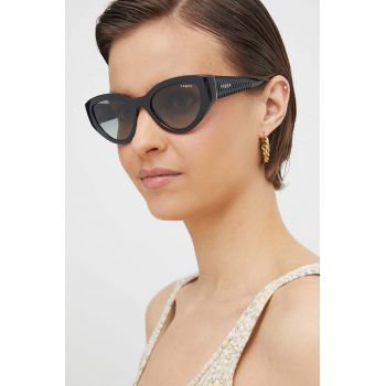 VOGUE ochelari de soare femei, culoarea negru, 0VO5566S