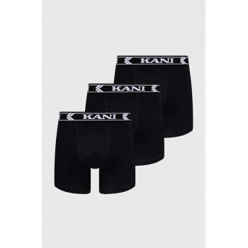 Karl Kani boxeri 3-pack barbati, culoarea negru