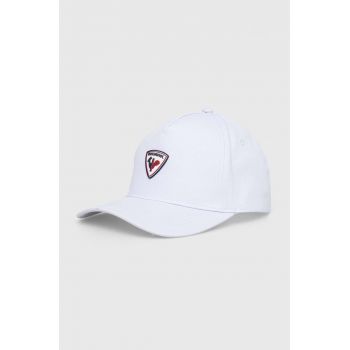 Rossignol șapcă de baseball din bumbac culoarea alb, cu imprimeu, RLMMH23 ieftina