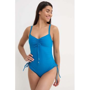 Aqua Speed costum de baie dintr-o bucată Alexa culoarea turcoaz, cupa usor rigidizata de firma original