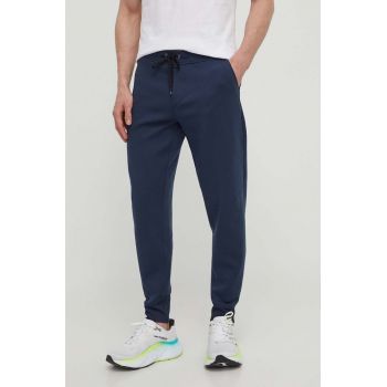 On-running pantaloni sport barbati, culoarea albastru marin, neted de firma originali
