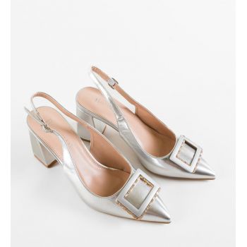 Pantofi dama Gentalya Argintii