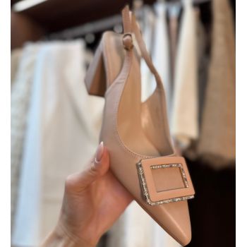 Pantofi dama Gentalya Nude ieftini