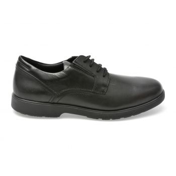 Pantofi GEOX negri, U35EFA, din piele naturala de firma originali