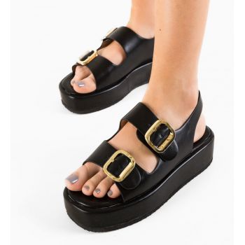 Sandale dama Willow Negre ieftine