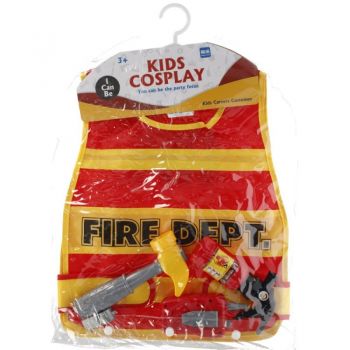 Set de joaca Vesta de pompier cu accesorii incluse,3-6 ani