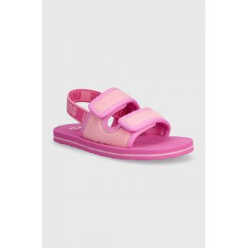 UGG sandale copii LENNON SLINGBACK culoarea roz ieftine