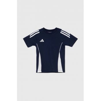 adidas Performance tricou de bumbac pentru copii TIRO24 SWTEEY culoarea albastru marin, modelator