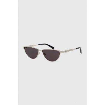 Alexander McQueen ochelari de soare femei, culoarea argintiu, AM0456S