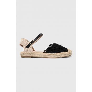 Answear Lab espadrile culoarea negru