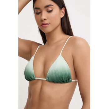 Chantelle sutien de baie culoarea verde, cupa usor rigidizata