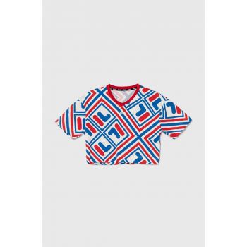 Fila tricou de bumbac pentru copii LANGENHAGEN culoarea rosu de firma original