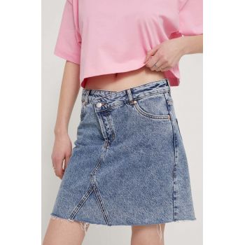 HUGO fusta jeans mini, drept, 50513752