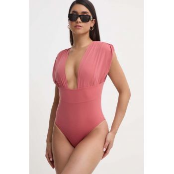 MAIO Paris costum de baie dintr-o bucată culoarea roz, cupa moale, Monceau