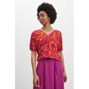 Medicine bluza femei, culoarea portocaliu, modelator de firma originala