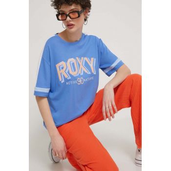 Roxy tricou din bumbac Essential Energy femei, ERJKT04120 ieftin