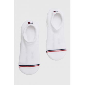 Tommy Jeans sosete 2-pack culoarea alb, 701228179