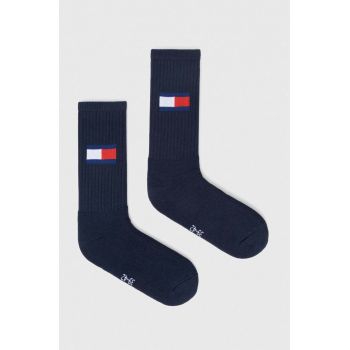 Tommy Hilfiger sosete 2-pack culoarea albastru marin