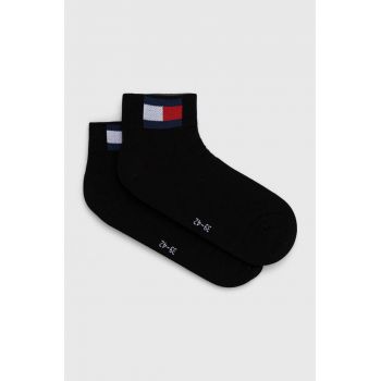 Tommy Jeans sosete 2-pack culoarea negru