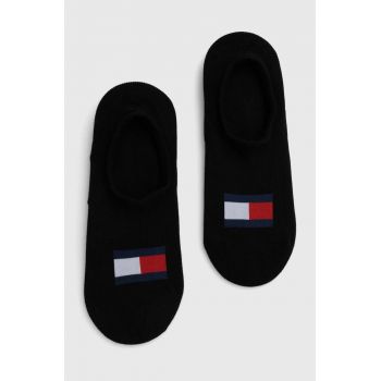 Tommy Hilfiger sosete 2-pack culoarea negru