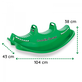 Balansoar pentru doi copii Pilsan Crocodile Seesaw de firma original