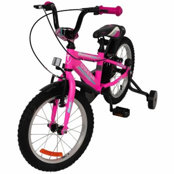 Bicicleta copii Omega Master 16 inch roz la reducere