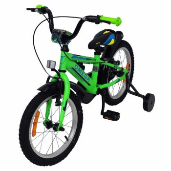 Bicicleta copii Omega Master 16 inch verde la reducere